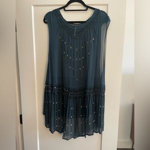 Free people sheer sequin dress